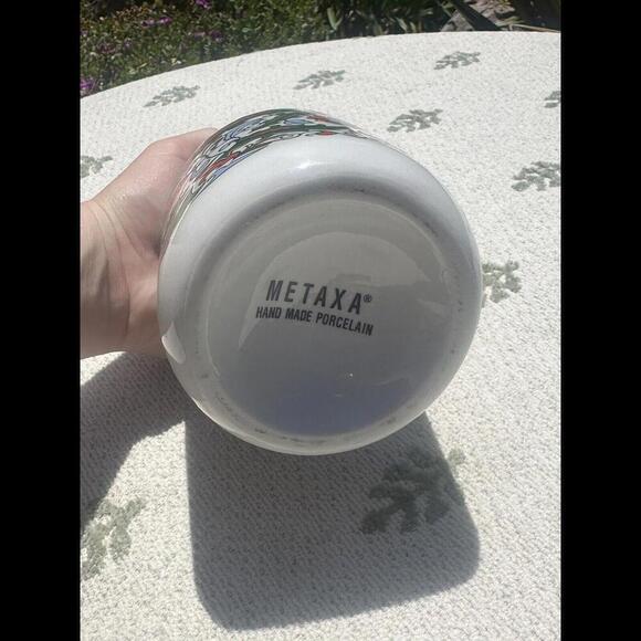 Vintage Mint S E A Metaxa Grande Fine Empty Ceramic Liquor Bottle From Greece - Picture 4 of 4